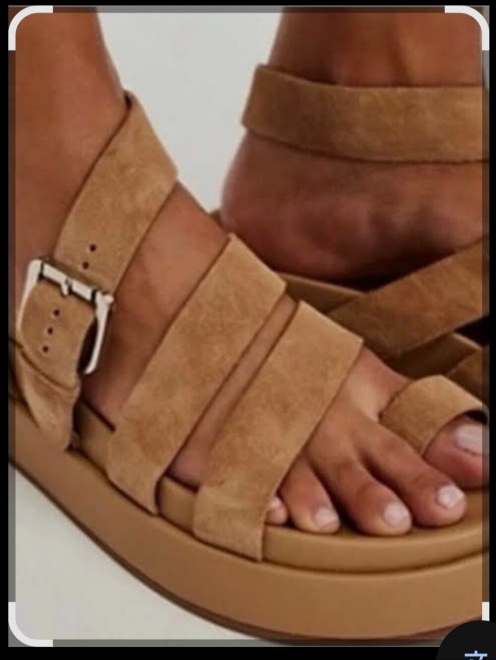 Jeffery Campbell Getaway Tan Suede Strappy Platform Sandals - Women